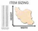 Unfinished Wood Iran Shape - Country - Craft - up to 46" DIY