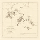 Vintage Shumagin Islands, AK Map 1872