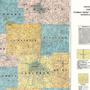 Vintage Map of Madison County, Indiana 1921