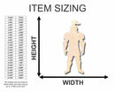 Unfinished Wood Knight Shape - Medieval - Renaissance - Craft - up to 46" DIY