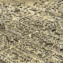 Vintage Map of Wilkes-Barre, Pennsylvania 1889