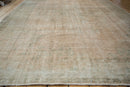 7x9.5 Vintage Distressed Oushak Carpet