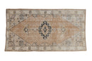 2.5x5 Vintage Distressed Oushak Rug Runner