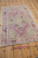 2.5x4 Vintage Distressed Oushak Rug