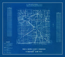 Vintage Map of Elkhart County, Indiana 1936
