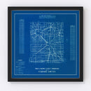 Vintage Map of Elkhart County, Indiana 1936