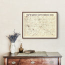 Vintage Map of Greene County, Indiana 1906