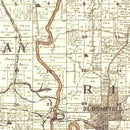 Vintage Map of Greene County, Indiana 1906