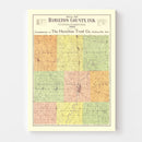 Vintage Map of Hamilton County, Indiana 1906