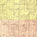Vintage Map of Hamilton County, Indiana 1906