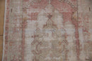2.5x5 Vintage Distressed Oushak Rug Runner