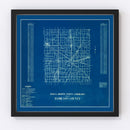 Vintage Map of Hamilton County, Indiana 1936