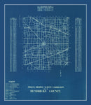 Vintage Map of Hendricks County, Indiana 1936