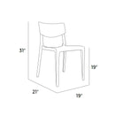 Outdoor Dining Chair - stacking - Set of 4 - Town