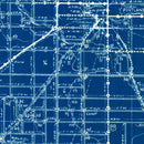 Vintage Map of Jay County, Indiana 1936
