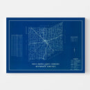 Vintage Map of Jennings County, Indiana 1936