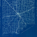 Vintage Map of Jennings County, Indiana 1936