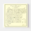 Vintage Map of Hancock County, Indiana 1911