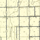 Vintage Map of Hancock County, Indiana 1911