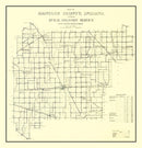 Vintage Map of Hancock County, Indiana 1911
