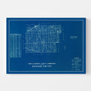 Vintage Map of Hancock County, Indiana 1936