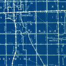 Vintage Map of Hancock County, Indiana 1936