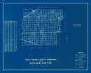 Vintage Map of Hancock County, Indiana 1936