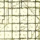 Vintage Map of Madison County, Indiana 1910