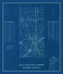 Vintage Map of Madison County, Indiana 1936
