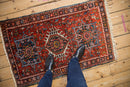 2.5x4 Vintage Fine Karaja Rug