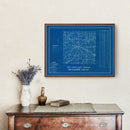 Vintage Map of Montgomery County, Indiana 1936