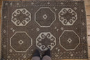 2.5x3.5 Vintage Distressed Oushak Rug