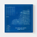Vintage Map of Starke County, Indiana 1936