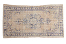 2.5x4.5 Vintage Distressed Oushak Rug