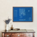 Vintage Map of Vanderburgh County, Indiana 1936