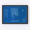 Vintage Map of Vanderburgh County, Indiana 1936