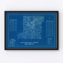 Vintage Map of Vigo County, Indiana 1936