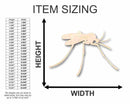 Unfinished Wood Mosquito Shape - Insect - Animal - Wildlife - Craft - up to 46" DIY