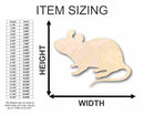 Unfinished Wood Mouse Shape - Animal - Wildlife - Craft - up to 46" DIY