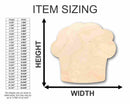 Unfinished Wood Muffin Shape - Kitchen - Food - Craft - up to 46" DIY