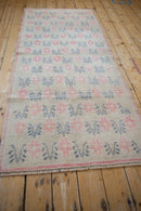 3x7.5 Vintage Distressed Oushak Rug Runner