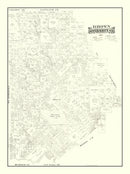 Vintage Map of Brown County, Texas 1888