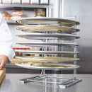 7 Slot Wall Mounted Pizza Pan Rack