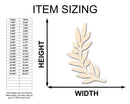 Unfinished Wood Olive Branch Shape - Craft - up to 46" DIY