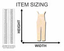 Unfinished Wood Overalls Shape - Farm - Craft - up to 46" DIY