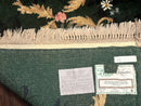 Karastan Garden of Eden Rug 8.8 x 11.8, Green Savonnerie 509/1733, Wool