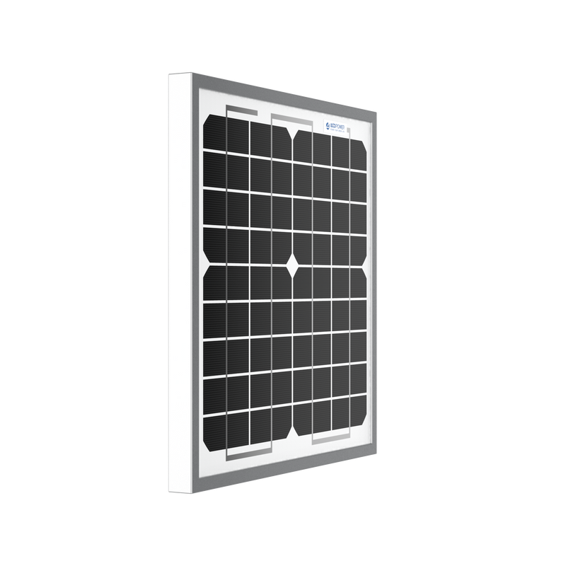 ACOPower 10W Mono Solar Panel for 12V Battery Charging RV Boat, Off Grid