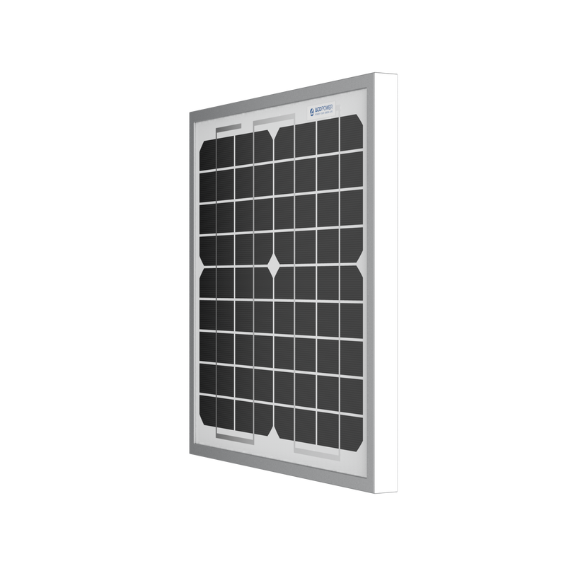 ACOPower 10W Mono Solar Panel for 12V Battery Charging RV Boat, Off Grid