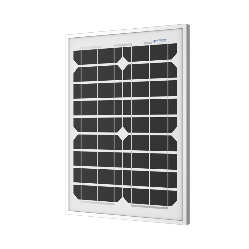 ACOPower 20 Watt Mono Solar Panel for 12 V Battery Charging, Off Grid