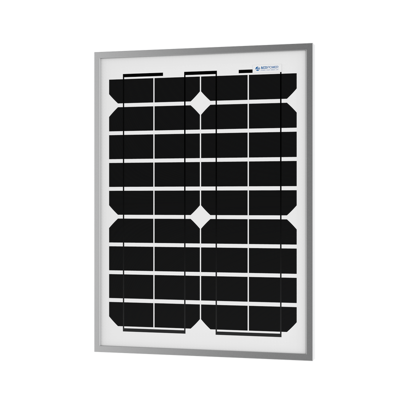 ACOPower 20 Watt Mono Solar Panel for 12 V Battery Charging, Off Grid